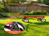 Pull-Along Wagon for Kids, 101 cm Toddler Wagons, Supports up to 80kg, All-Terrain Wagons with V952-JSKETTLC39YCTXPY0001V0