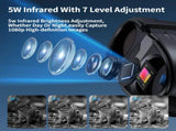 W345 Digital 7-Level Infrared Night Vision Binoculars with Protective Hand Strap 1080P Photo & V888-ELOSUNG52368