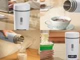 Portable Electric Kettle for Boiling Water 1.5Cup Tea Coffee Kettle with 4 Level Temperature Control V1294-YM0901-H48316W-US