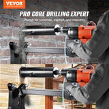 Diamond Core Drilling Machine, 10in Wet Concrete Core Drill Rig with Stand Wheels, 750RPM Speed & V952-LSJGSZKJYCW104M3IV3
