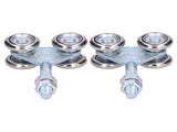 2Pcs Door Hanging Wheel Pulley Roller Glass Door Accessory for Barn Door Diameter 35mm V1294-YM0901-3114210065111