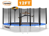 Kahuna Blizzard 12 ft Trampoline Blue with Basketball Set TRA-BLZ-12-BU-BB