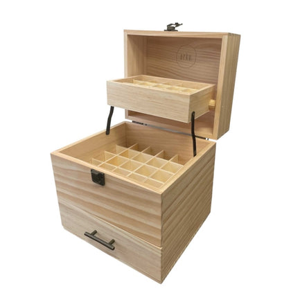 59 Slots Essential Oils Storage Box - Wooden 3-Tier Bottle Holder V238-SUPDZ-52712450758