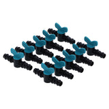 50Pcs Irrigation Switch Valve Garden Plastic Barbed Valve for 16mm Diameter Hose 10x5.5x2.5cm V1294-YM0901-3111210176011