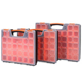 3PC SET 14 1522 Compartments Storage Organizer Tool Box Plastic Bin Screw Case V1097-HZ-0001