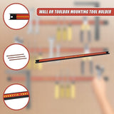 3 x 61cm Magnetic Wall Mounted Tool Holder Storage Organiser Garage Workshop V63-831781