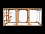 180cm Large Cat Enclosure Wooden Outdoor Cage with 3 Platforms V63-840481