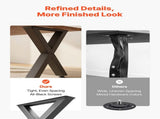 Table Legs, 750 x 760 mm W Steel Furniture Legs, Modular Design, Easy Assembly, 1000 kg Max V952-ZTCFKXX2830I85NBJ001V0