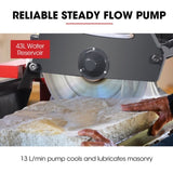 BAUMR-AG 2200W 450mm 18" Brick & Masonry Table Saw, Electric Tile Concrete Cutting, with Stand V219-TOLBCTBMTE4A