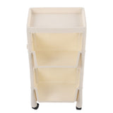 Compact Rolling Storage Organizer Large Capacity Mobile Utility Cart Movable Storage Book Shelves V1294-YM0901-3116230009713