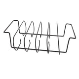 Rib Rack Iron Roasting Stand for Smoking and Grilling Holds Up to 4 Ribs for Outdoor BBQ Accessories V1294-YM0521-3111220303211