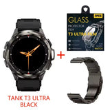 NNEOBA Ultra GPS Smart Watch 470mAh Digital Fitness Tracker with Bluetooth V728-1005006851800028-BLACK-N-STRAP-FILM