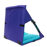 Blue Portable Outdoor Camping Seat Pad with Backrest, Foldable & Waterproof Concert Cushion, 600D V888-ELOSUNG13518