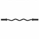 Centra Olympic Barbell Ez Curl Bar W Bar 810lbs Alloy Steel Black SP1098-BK-4FT-AU