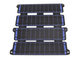 Solar Panel Folding Monocrystalline Silicon 2 USB Output Flexible ETFE Solar Panel 14W 5V Blue V1294-YM0626-3114220114212