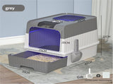 Automatic UV Sterilizing Cat Litter Box -Enclosed Design, Odor Control, and UV Germicidal Technology V888-ELOSUNG10169