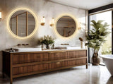 500x700mm LED Bathroom Mirror Oval Dimmable Anti-Fog V178-66711