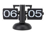 Flip Clock Large Number Battery Powered 304 Stainless Steel Tabletop Retro Flip Clock for Home V1294-YM0710-3115230112014