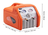 Portable 3/4 HP Refrigerant Recovery Machine for Vapor Liquid Refrigerant V952-LMHSJBXSY34HPBDL7V3
