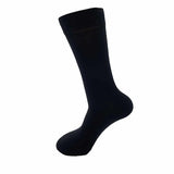 Black Bamboo Socks 10 Pairs for Women Men, Soft Breathable 80% Bamboo 15% Polyester 5% Lycra, V1189-LC-DG-00122