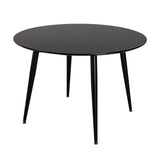 Marble Mania Round Table V264-DNT-405S-BLK