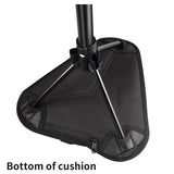 Adjustable Portable Folding Stool with Aluminum Alloy Telescopic Legs for Outdoor Camping, Fishing, V1341-ZY-8MEGVYNV-BLACK