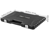 Tap and Die Set, 116-Piece Include Metric and SAE Size, Bearing Steel Taps and Dies, Essential V952-SZHMJZSZBY116ORORV0