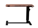 Levede Mobile Standing Desk Foldable Brown Fold DT2003-FOLD