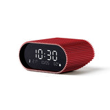 Lexon Ray Clock Lcd Alarm Clock With Temperature / Humidity Display - Red V398-LD-LR155SR3