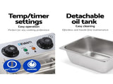 Devanti 10L Electric Commercial Deep Fryer Single Basket 2200W CDF-D4C-SINGLE