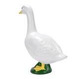 Garden Goose Statue Resin Lifelike Large Size White Goose Sculpture Ornament for Pool Yard Outdoor V1294-YM0901-3111250063511