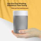 PetPawPrintCup-Gray V1221-PETPAWPRINTCUP-GRAY
