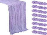 8 Pack Lilac Purple Cheesecloth Table 10Ft Easter Spring Lavender Gauze Cheese Cloth Table V1258-DP02-WO-695