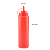 720ml 10pcs / Set Plastic Condiment Dispenser for Sauce Oil Cream Vineger V1294-YM0901-JY13531-03