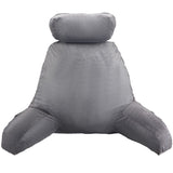 Reading Pillow, Large Bed Pillow with Removable Headrest, Back Pillow with 3 Pockets, Shredded V952-KCXYDZHS0000OIZHF001V0