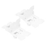 White Garden Fence Door Hinge Carbon Steel Fence Gate Hinge Hardware Accessory for Door V1294-YM0901-3114210090611
