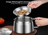 Stainless Steel Fryer - 2 L - Filter Jug - Separates grease residues - Fryer with Basket V1188-MS101-02277-1