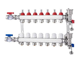 7-Branch Heat Manifold, 1/2" PEX Tubing Manifold, Stainless Steel PEX Manifold for Hydronic V952-DRFSQBXG7HLG5ODPQV0