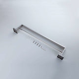 Bathroom Wall Mounted Towel Rack, Double Towel Bar, Chrome Mirror Polished, 60Cm V1188-MS-227-1042