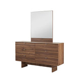 Dresser Mirror with Melamine Finishing 6 Drawers V43-DRS-MYLS