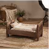 Decorative Photography Prop Newborn Photography Prop Wooden Bed Baby Photo Prop V1366-AZ2-W-24964