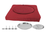 Slope Cushion Set Temperature Adjustable Linen Sponge Filling Multifunctional V1294-YM0901-3111230272911