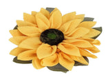 Sunflower Wreath for Front Door Round Artificial Yellow Sunflower Wreath for Front Door Window Party V1294-YM0703-3115230043211