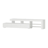 Artiss Entertainment Unit TV Cabinet LED 215cm White Caya FURNI-Q-LED-TV215-WH-AB