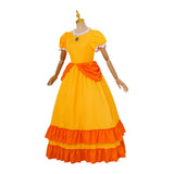 Daisy Cosplay Dress Rosalina Costume Halloween Carnival Cosplay Princess Dress with Crown Birthday V1237-ZY-203-3868