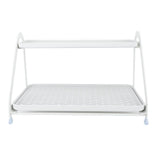 Cup Organizer Rack Double Layer Space Saving Removable Tray Cup Drying Rack for Home Bevel V1294-YM0901-3118230310112