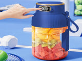 Portable 1200ml Electric Mixing Cup, Stainless Steel & Glass Body, Squeeze Bottle for Protein V1189-LWWAL-20260401-07281