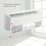 Anti wind Shield Air Conditioning Wind Shield Retractable Windshield Deflector Grey V1294-YM0727-JY10990-02