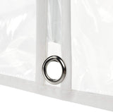 HANGERWORLD Clear 40inch Showerproof White Trim Suit Coat Garment Clothes Carry Cover Protector Bags V1258-DP02-F-306
