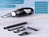 Black Portable Cordless Vacuum Cleaner High-Power Lithium Battery with Strong Suction for Car and V888-ELOSUNG48115